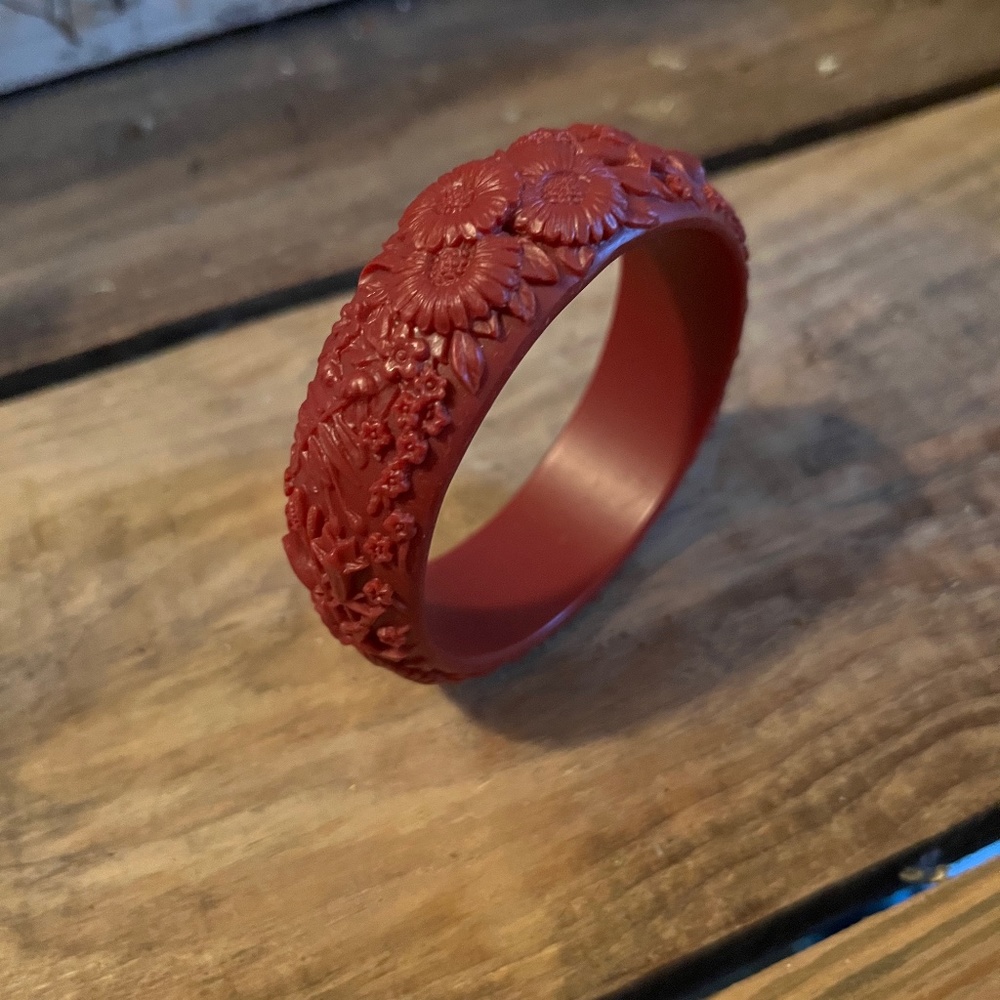 Burgundy Bangle bracelet